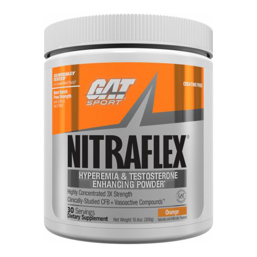 Buy GAT Sport Nitraflex - Pre-Workout - Orange - 300g - 30