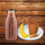 Gymvitals Pure Whey Protein Shake + 2 Toasted Brown Bread with Peanut Butter Spread + 2 Banana