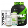 MusclePharm Combat Whey 5 Lbs + Xtend BCAA + Myprotein Fish Oil + Universal Nutrition Daily Formula