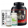 Optimum Nutrition ON Gold 100% Whey Protein 5Lbs + Xtend BCAA + Myprotein Fish Oil + Universal Nutrition Daily Formula