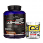 Ultimate Nutrition Prostar 100% Whey Protein 5 Lbs with Cellucor C4 60 Servings