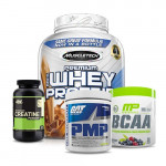 MuscleTech Premium 100% Whey Protein with ON Creatine and MP BCAA plus GAT PMP Stack
