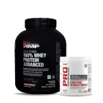GNC AMP Gold 100% Whey with GNC Creatine Monohydrate 83 Servings