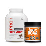 GNC Pro Performance 100% Whey 2Kg with Fast & Up BCAA 30 Servings