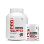 GNC Pro Performance 100% Whey 2Kg with GNC Creatine Monohydrate 83 Servings