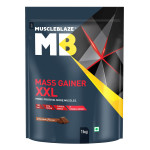 MuscleBlaze Mass Gainer XXL - 2.2 Lbs - 1Kg-Chococlate