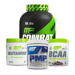 MusclePharm Combat 100% Whey with MP Glutamine and MP BCAA plus GAT PMP Stack