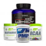 Ultimate Nutrition Prostar 100% Whey Protein with MP Glutamine and MP BCAA plus GAT PMP Stack