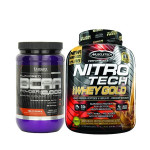 Muscletech Nitrotech 100% Whey Gold with Ultimate Nutrition BCAA