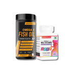 Gymvitals Daily Multivitamin 60 Tablets with Omega 3 Fish Oil 100 Soft Gelatin Capsules