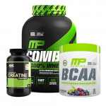 MusclePharm Combat 100% Whey with ON Creatine and MP BCAA Combo