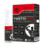 Gymvitals Testo-HD Testosterone Booster Oral Spray, For Men for Performance, Stamina & Strength, Easy to Use, Time Saving, Faster Absorption, Mix Fruit Flavour, 240 Spray / 40 ml, 60 Doses