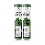 Wellbeing Nutrition Daily Greens with Organic Plant Superfood, Wholefood Multivitamin (15 Tablets) (Pack of 2)