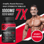 Gymvitals Testo-HD, A Powerful & Very Potent Natural Testosterone Booster for High Performance, Stamina, Strength, Endurance & Muscle Growth, Enriched with 18 Rich Natural Ingredients, 60 Tablets